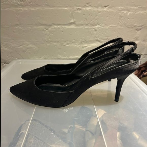 Zara Satin Strappy Heels - Picture 2 of 3
